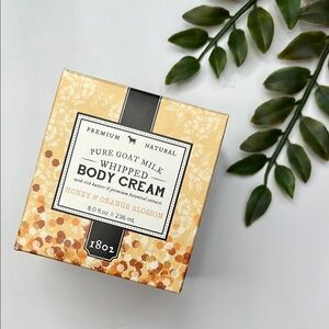 New Beekman Whipped Body Cream Honey and Orange Blossom 8 Oz